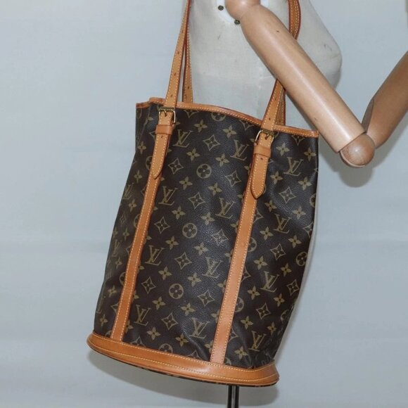 LOUIS VUITTON Monogram Bucket GM Shoulder Bag M42236 LV Auth gh479 - Picture 1 of 13